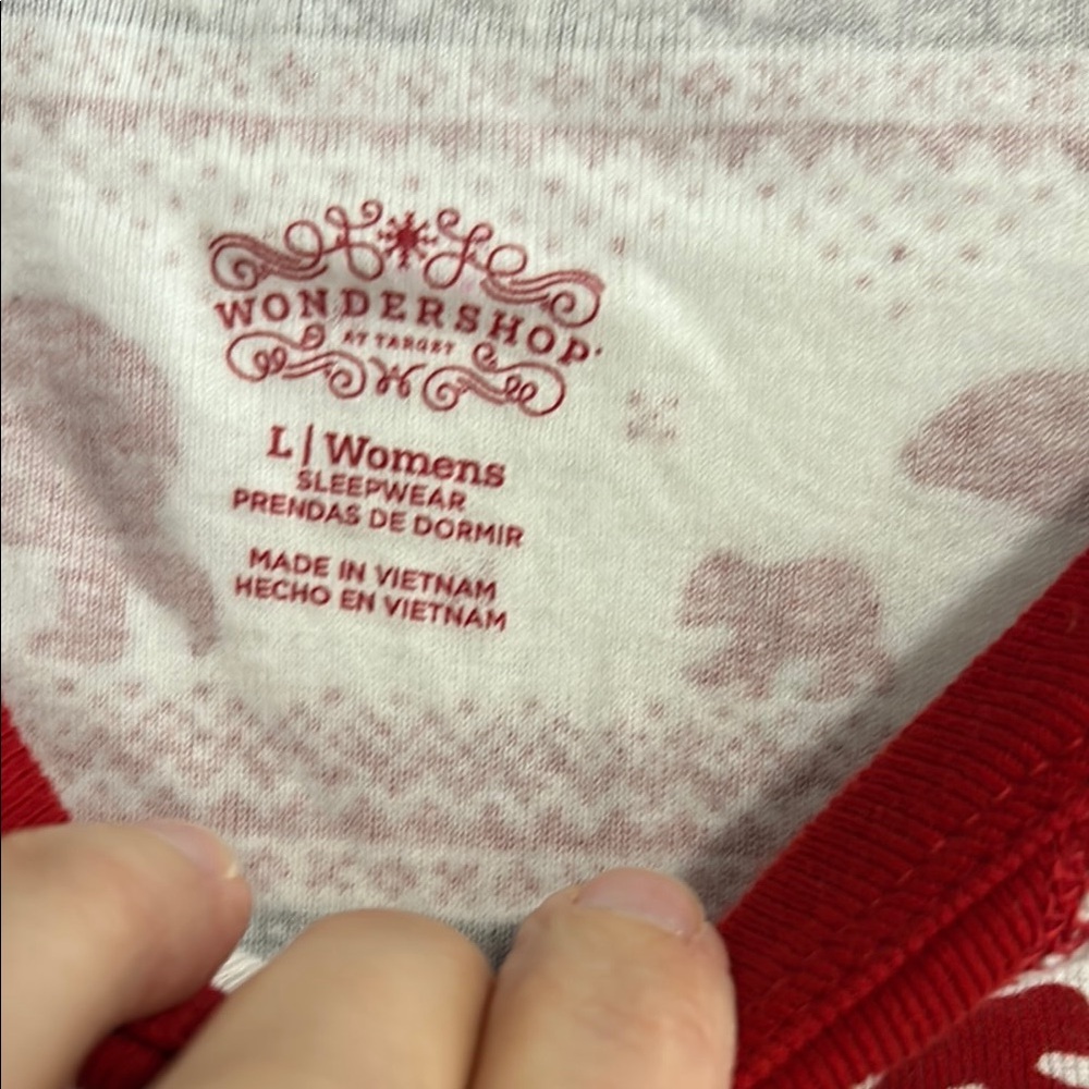 Wondershop by Target Red, Black, and White Bear Print Pajamas. - Picture 5 of 13